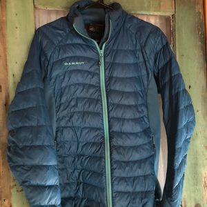 Super pretty teal and blue down jacket!